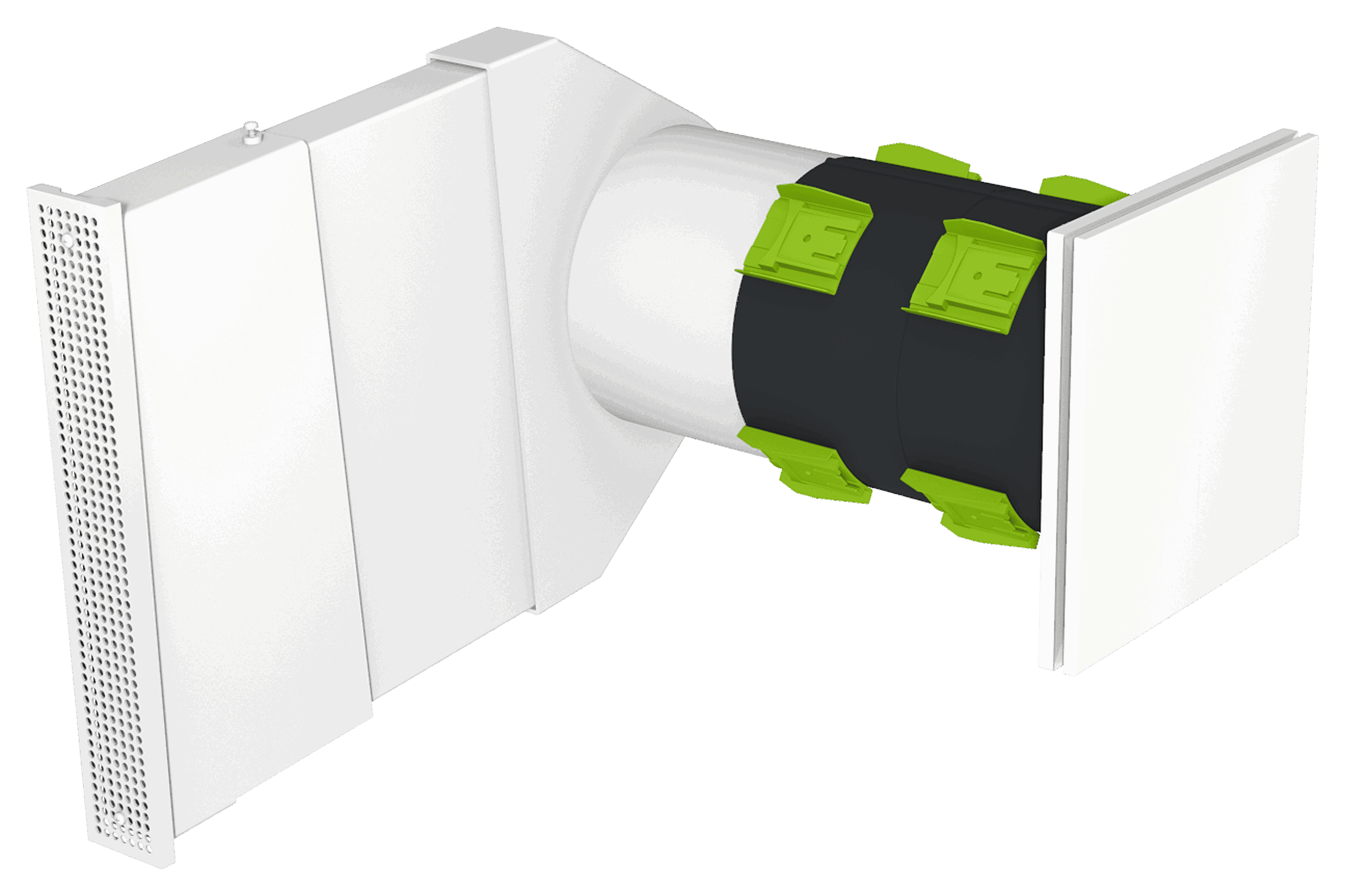 Passive Außenluftdurchlässe und Zwischenwandlüfter