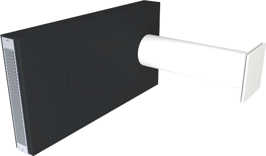 Passive Außenluftdurchlässe und Zwischenwandlüfter